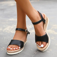 Bianca | Women’s Ankle Buckle Wedge Sandals