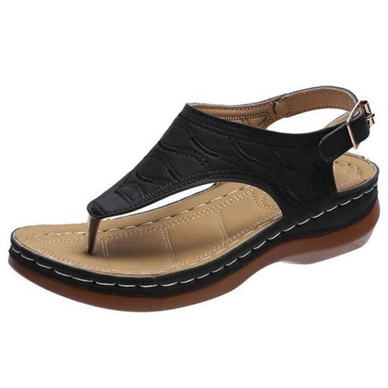 Irene® | Romanza Stylish wedge sandals for the summer beach look